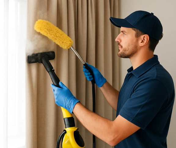 Trusted drapes cleaning technician Matty Curtain Cleaning ocean-grove-vic QLD